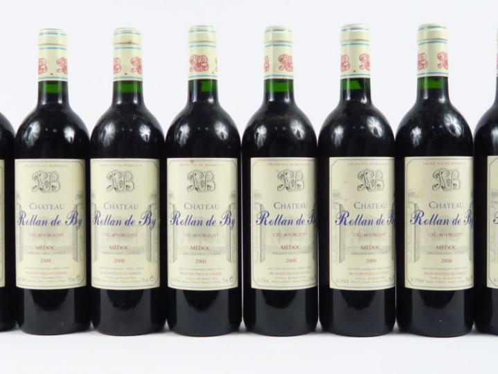 8 BOUTEILLES CHÂTEAU ROLLAN DE BY CB MEDOC - 2000