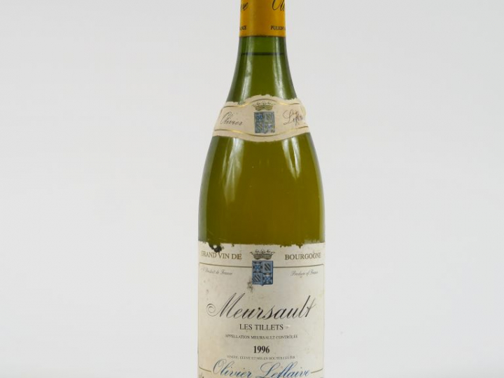 1 BOUTEILLE MEURSAULT 1er CRU 'LES TILLETS' O. LEFLAIVE - 1996 - ETLA