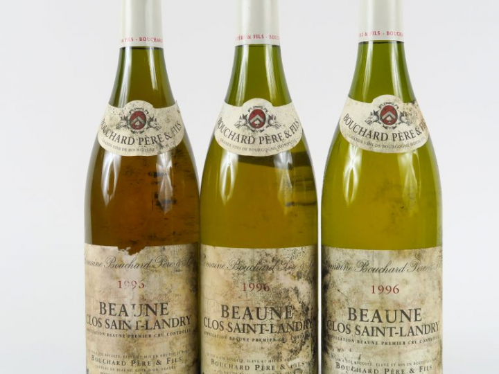 3 BOUTEILLES BEAUNE 'CLOS ST LANDRY' BOUCHARD PÈRE   FILS - 1996 - EA