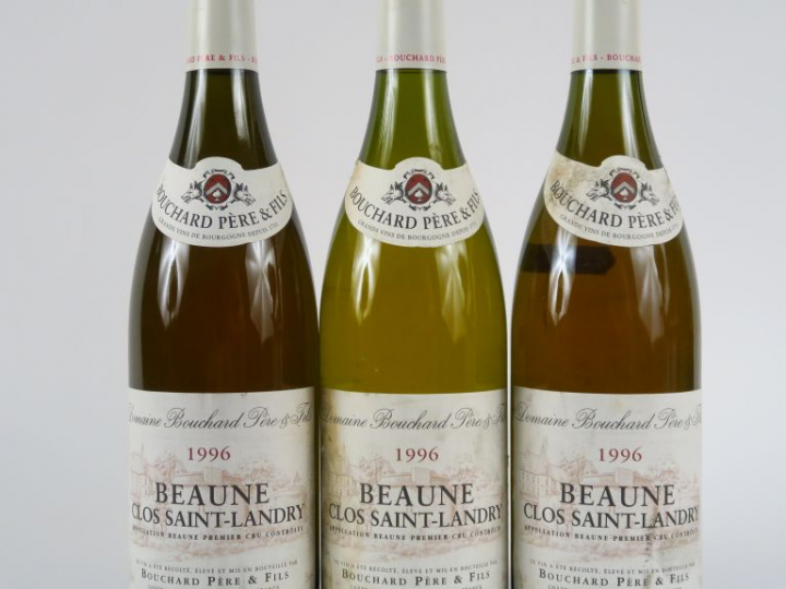 3 BOUTEILLES BEAUNE 'CLOS ST LANDRY' BOUCHARD PÈRE   FILS - 1996