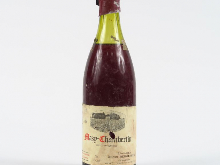 1 BOUTEILLE MAZY CHAMBERTIN GC H. REBOURSEAU - 5,2 CM/MILLESIME INCONN