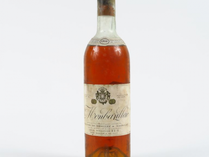 1 BOUTEILLE MONBAZILLAC DOMAINES DE THIEULET et MARSALET - 1953 - MEP/