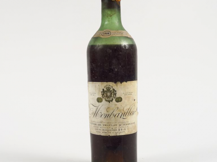 1 BOUTEILLE MONBAZILLAC DOMAINES DE THIEULET et MARSALET - 1955 - BEP/
