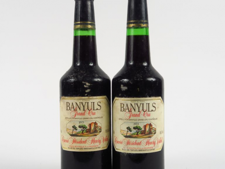 2 BANYULS GC CELLIER DES TEMPLIERS 'CUVEE DU PRESIDENT HENRY VIDAL' - 