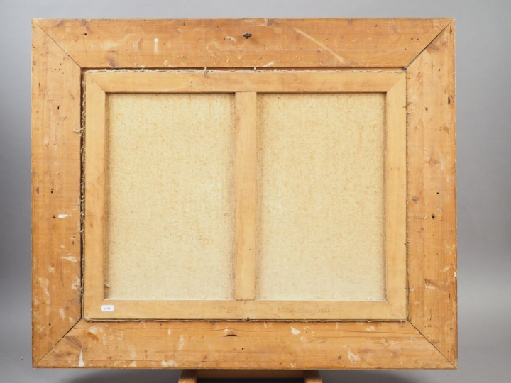 CHATELIN. "Martigues".  Huile sur toile, signée en bas à droite. Dim. 