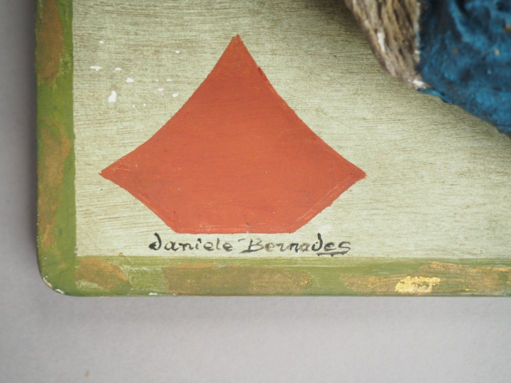 Danièle BERNADES. "Roi de carreau" et "Reine de trèfle" Paire de sujet