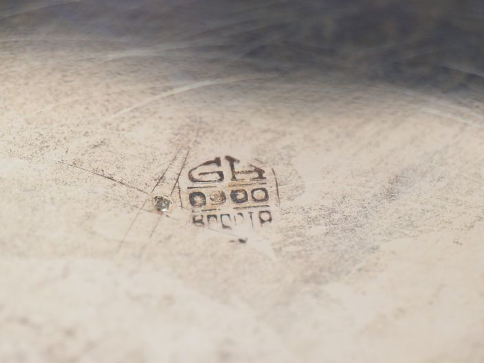 Service à thé et à café quatre pièces en argent étranger 900 millièmes