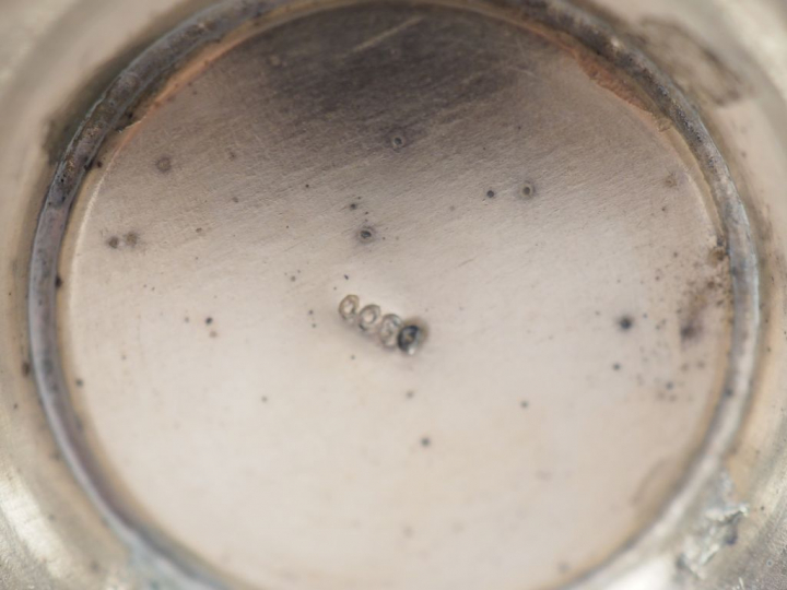 Service à thé et à café quatre pièces en argent étranger 900 millièmes