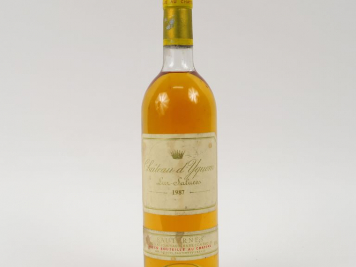1 BOUTEILLE CHÂTEAU D'YQUEM 1er CCS SAUTERNES - 1987 - BG