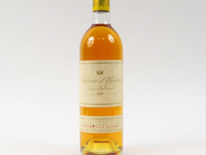 1 BOUTEILLE CHÂTEAU D'YQUEM 1er CCS SAUTERNES - 1987 - BG