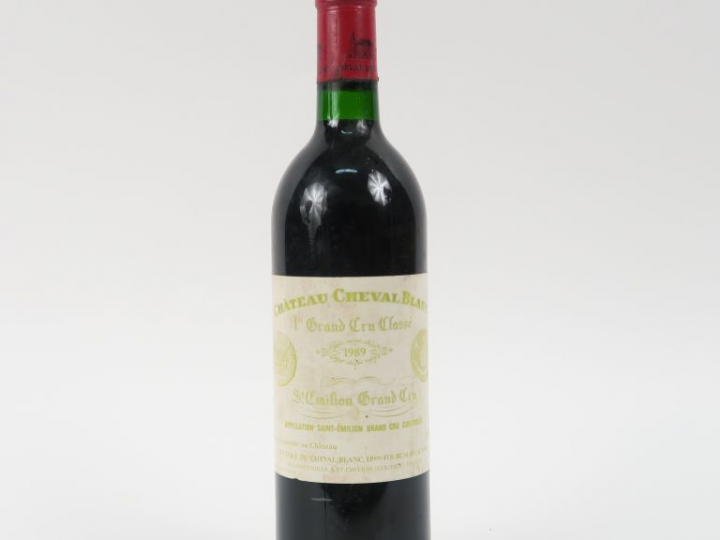 1  BOUTEILLE CHÂTEAU CHEVAL BLANC 1er GCC ST EMILION - 1989 - ELF