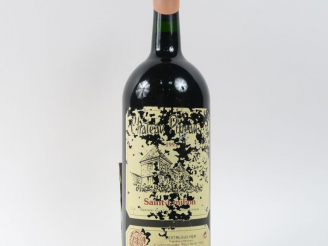 Vente aux enchères 1 DOUBLE MAGNUM CHÂTEAU PIPEAU GC ST EMILION - 1991 - CBO - CAPS CIRE 