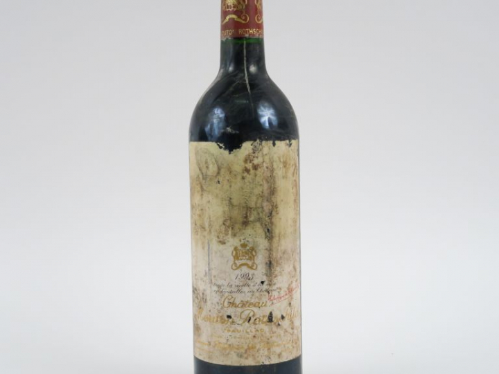 1 BOUTEILLE CHÂTEAU MOUTON ROTHSCHILD 1er GCC PAUILLAC - 1993 - ETA