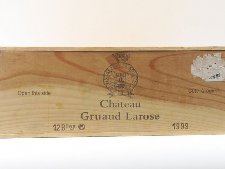 12 BOUTEILLES CHÂTEAU GRUAUD LAROSE GCC ST JULIEN - 1999 - CBO