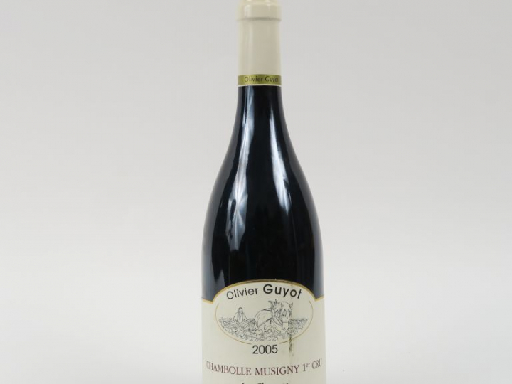 1 BOUTEILLE CHAMBOLLE MUSIGNY 1er CRU 'LES CHARMES' O. GUYOT - 2005