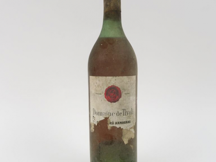 1 BOUTEILLE (1l) ARMAGNAC DE TIVOLI - 1920 - ETIQUETTE MANUSCRITE/EA