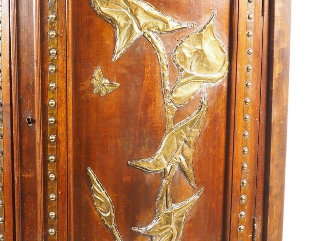 Meuble d’angle, ancienne paire d’encoignures rustiques transformées, e