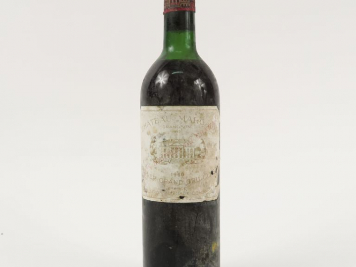 1 BOUTEILLE CHÂTEAU MARGAUX 1er GCC MARGAUX - 1960 - HEP/EA