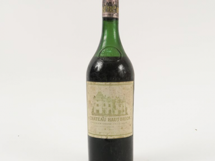 1 BOUTEILLE CHÂTEAU HAUT BRION 1er GCC GRAVES - 1960 - 6,5 CM/EF