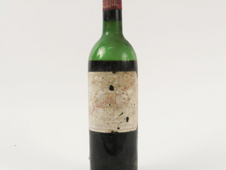 1 BOUTEILLE CHÂTEAU MARGAUX 1er GCC MARGAUX - 1961 - BEP-VIDANGE/EA