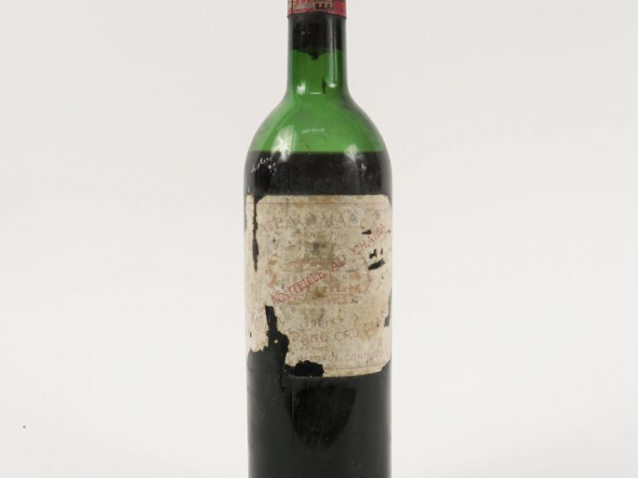 1 BOUTEILLE CHÂTEAU MARGAUX 1er GCC MARGAUX - 1961 - BEP/EA
