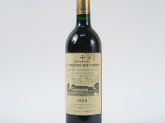 Vente aux enchères 1 BOUTEILLE CHÂTEAU LA MISSION HAUT BRION GCC GRAVES - 1988 - ETLA