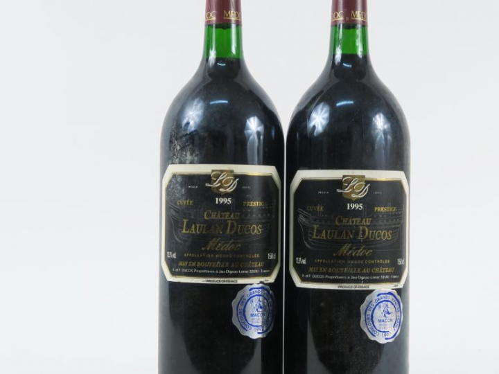 2 MAGNUMS CHÂTEAU LAULAN DUCOS MEDOC 'CUVEE PRESTIGE' - 1995