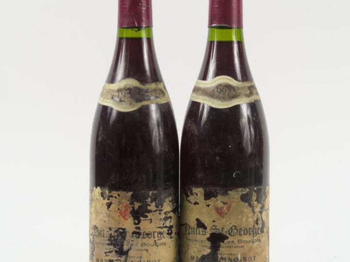 2 BOUTEILLES NUITS ST GEORGES 1er CRU 'LES BOUDOTS' MANIÈRE NOIROT - 1