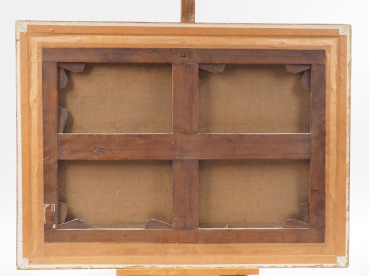 	Ecole française début XIXème. 'Nymphes au bain' et 'La lecture du bil