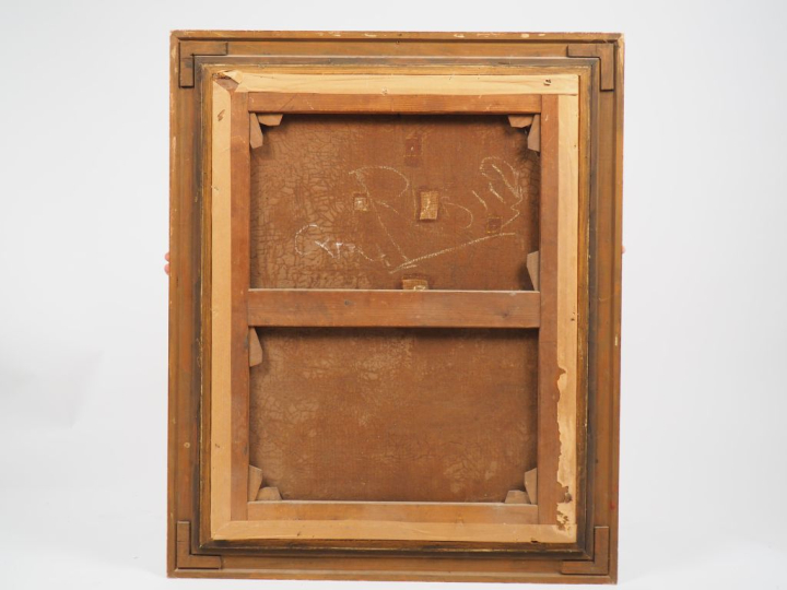 Henri CAUCHOIX.  'Nature morte aux crustacés'. Huile sur toile, signée