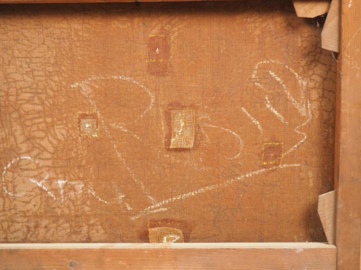 Henri CAUCHOIX.  'Nature morte aux crustacés'. Huile sur toile, signée