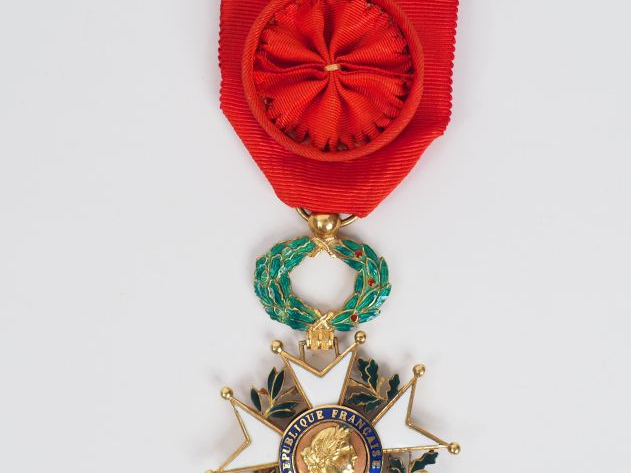 Etoile d’officier de la légion d’honneur Troisième République en or et