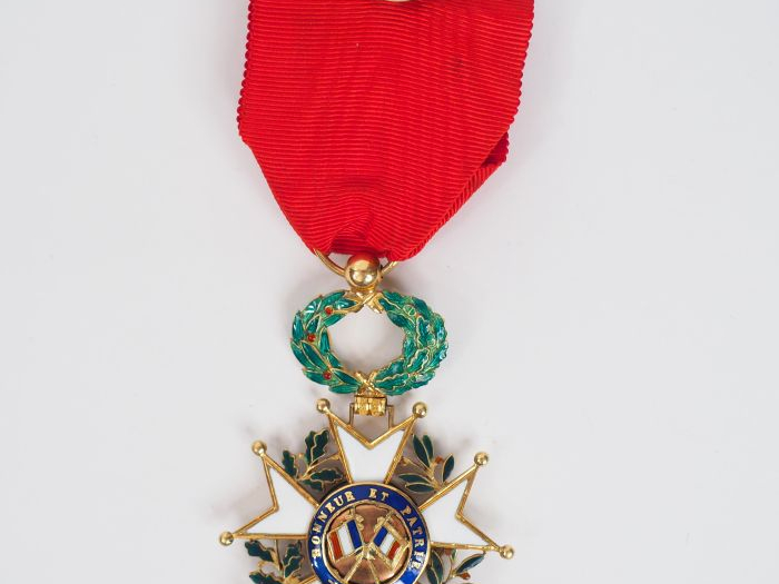 Etoile d’officier de la légion d’honneur Troisième République en or et