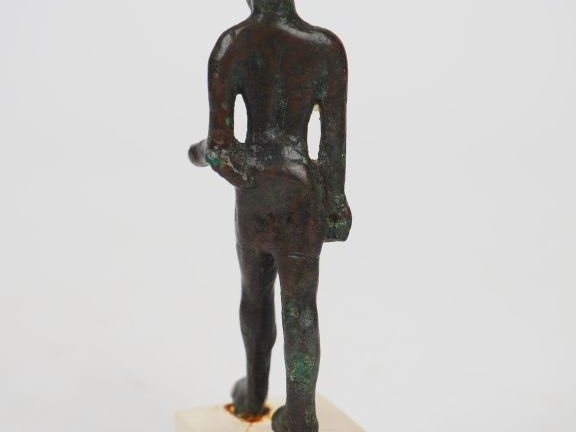 Dieu Amon en bronze. Egypte. Basse Epoque (664-332 av. J.-C.). H. : 9 