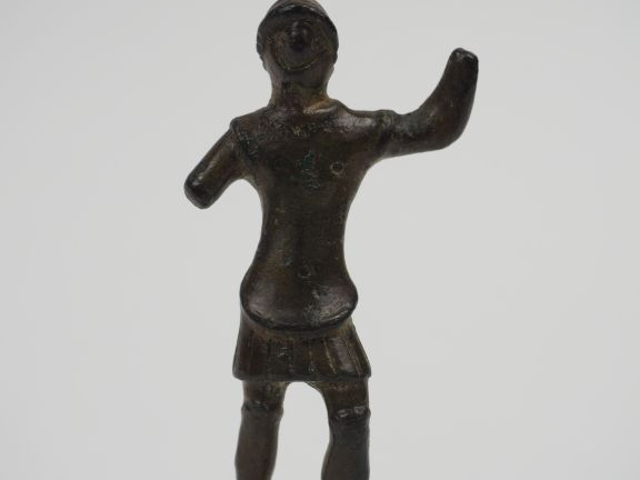 Statuette en bronze du dieu Mars cuirassé. Période étrusque (V-IIIe s.