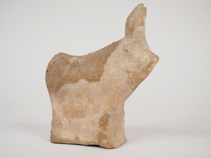 Figurine de bovidé en terre cuite. Bassin méditerranéen. IVe s. av. J.