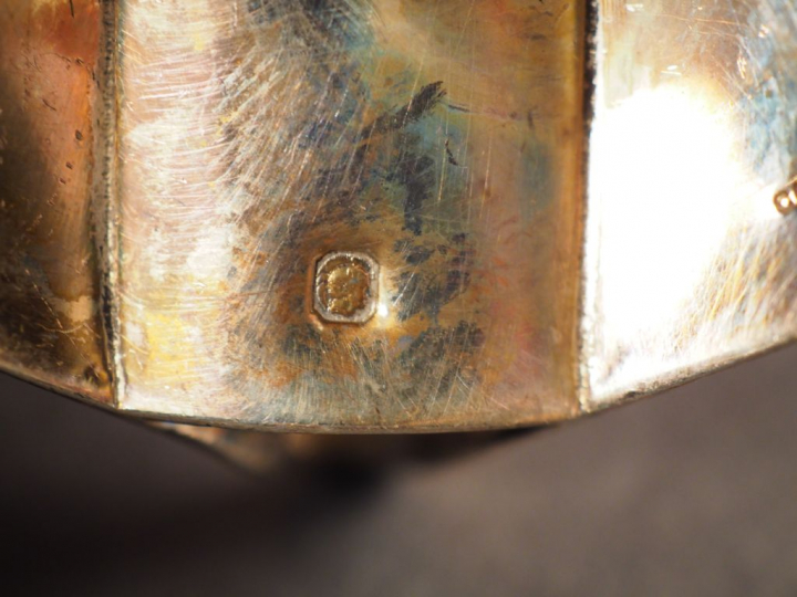 CARDHEILAC Cuillère à sauce en argent, poinçon Minerve.  Long. 17,5 cm