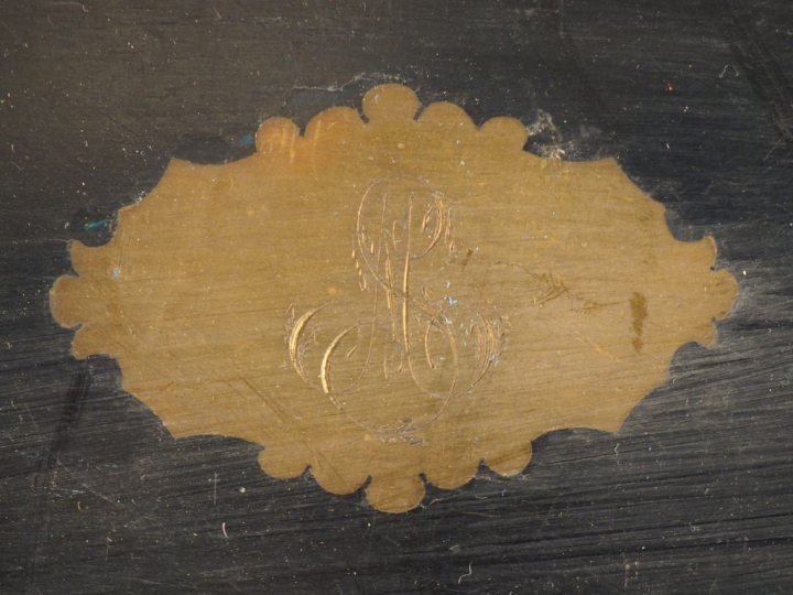 Partie de service à thé de style Louis XVI en vermeil, modèle à cartou