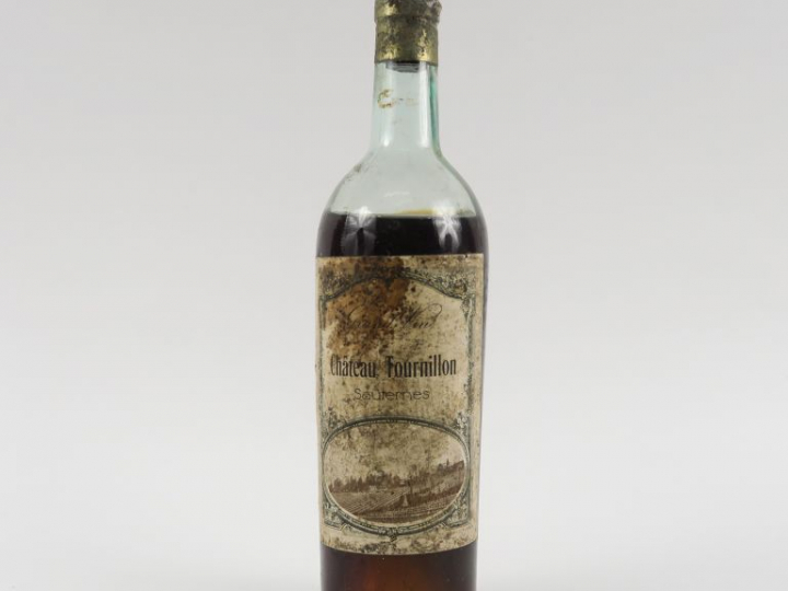 1 VIEILLE BOUTEILLE CHÂTEAU TOURNILLON SAUTERNES - VIDANGE/EA