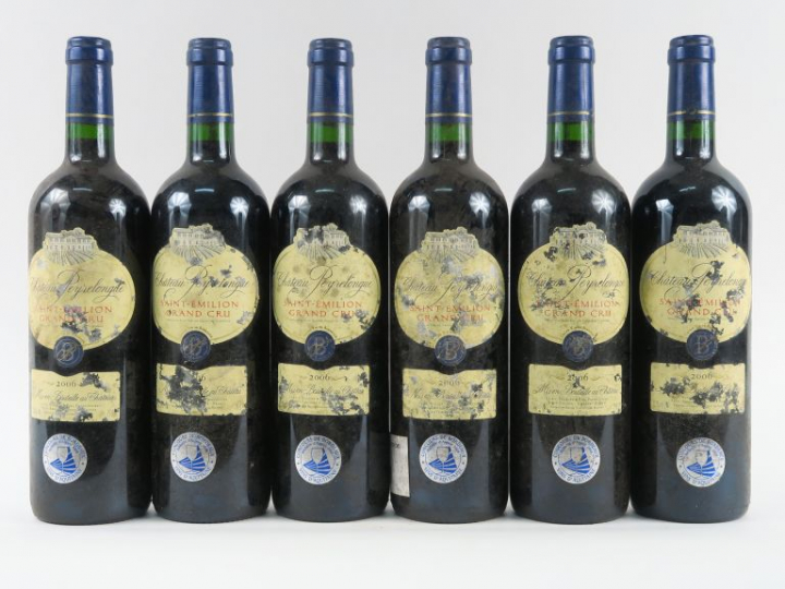 6 BOUTEILLES CHÂTEAU PEYRELONGUE GC ST EMILION - 2006 - ELA