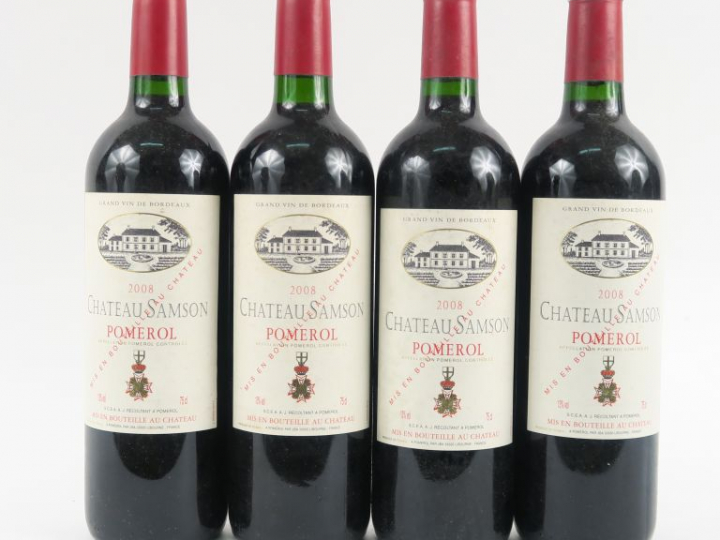 4 BOUTEILLES CHÂTEAU SAMSON POMEROL - 2008