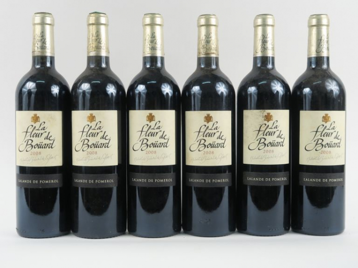 6 BOUTEILLES LA FLEUR DE BOUÄRD LALANDE DE POMEROL - 2008