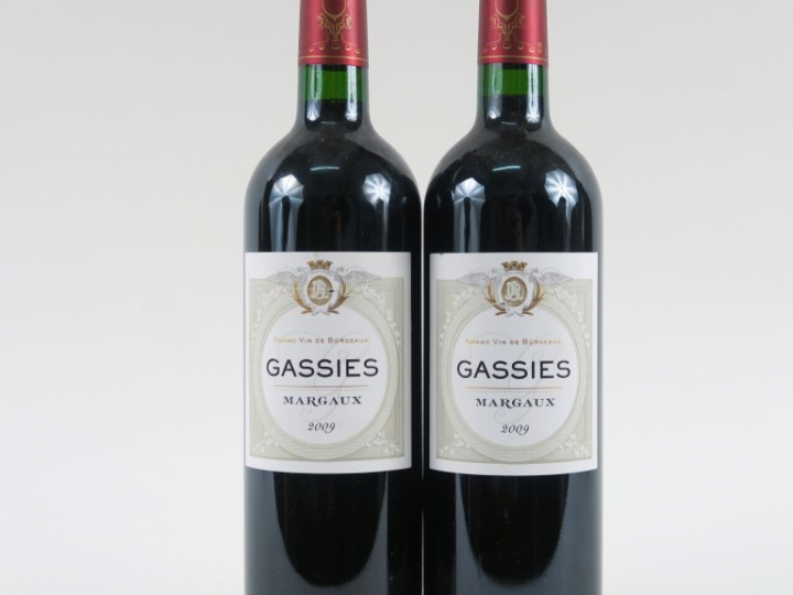 2 BOUTEILLES GASSIES MARGAUX - 2009