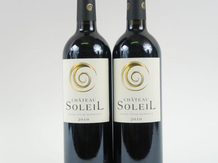 2 BOUTEILLES CHÂTEAU SOLEIL PUISSEGUIN ST EMILION - 2010