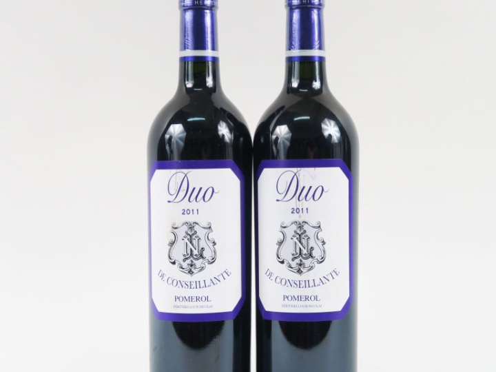 2 BOUTEILLES DUO DE CONSEILLANTE POMEROL - 2011