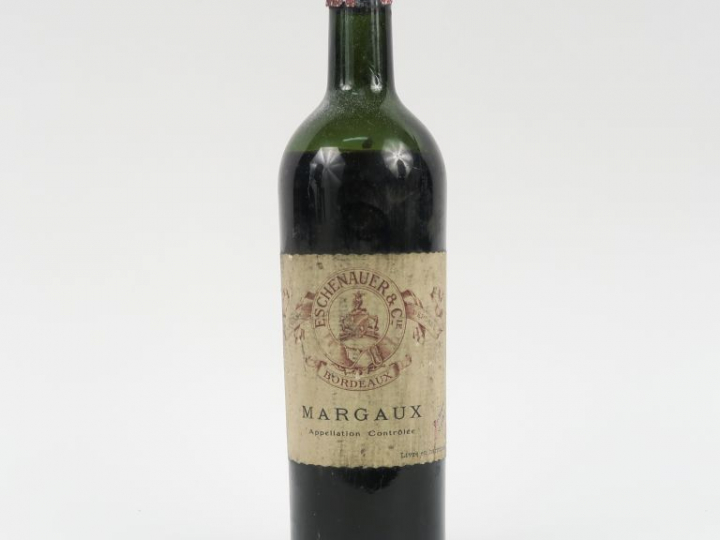 1 BOUTEILLE MARGAUX ESCHENAUER ANNÉES 20/30 - BEP-VIDANGE/CAPS AB