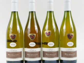 Vente aux enchères 4 BOUTEILLES MEURSAULT V. PRUNIER - 2002