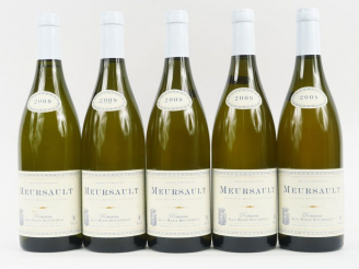 Vente aux enchères 5 BOUTEILLES MEURSAULT J.M. BOUZEREAU - 2009