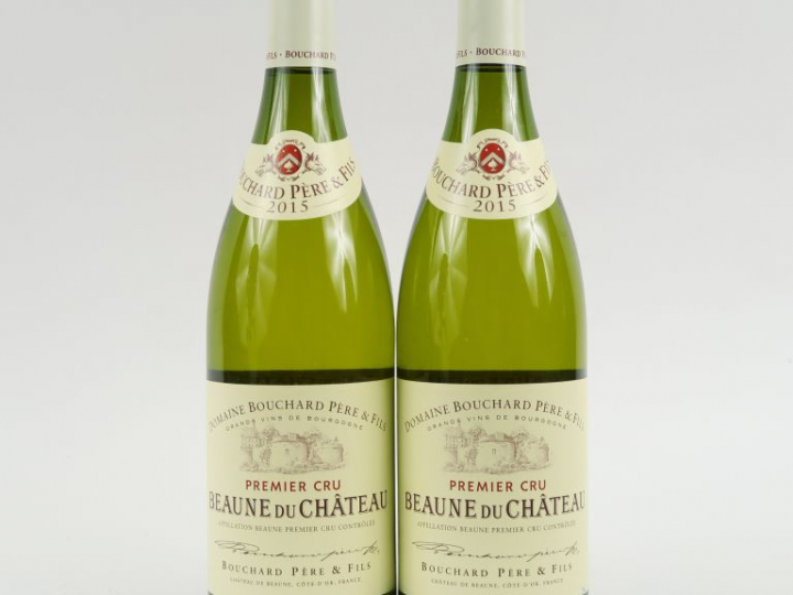2 BOUTEILLES BEAUNE DU CHÂTEAU 1er CRU BOUCHARD PÈRE   FILS - 2015