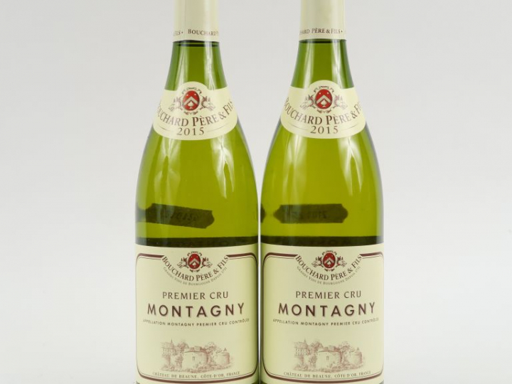2 BOUTEILLES MONTAGNY 1er CRU BOUCHARD PÈRE   FILS - 2015